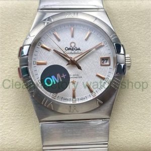 OM+ Factory Omega Constellation Men 123.10.38.21.02.002 38mm Full Steel Silver Dial 2 fc1dd15e 3148 4404 a6bb 60c164ce1052 Clean Factory Watch