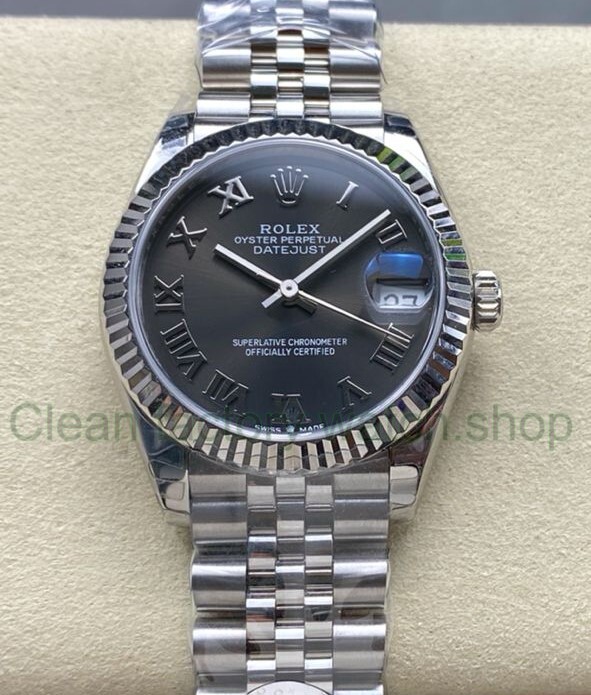 8+ Factory Rolex Counterweight Datejust 278274-0022 31mm Full 904L Roman Numerals Grey Dial Jubilee 1 0702ea94 21c3 4c8f 9bb4 8887169e14cd Clean Factory Watch