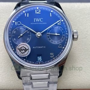 APS Factory IWC Portuguese IW501704 42mm Full Steel Blue Dial 18 2a6cf5d5 7d49 484e af5b 8ba2344eb05e Clean Factory Watch