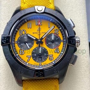 BLS Factory Breitling Avenger B01 Chronograph SB0147101I1X1 44mm Steel Yellow Calf Skin Strap Arabic Numerals Yellow Dial 20 2ab82950 134d 43fc a334 ae8222cf1515 Clean Factory Watch