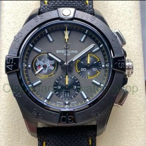 BLS Factory Breitling Avenger SB01472A1B1X1 44mm Steel Black Calf Skin Strap Black Dial 24 5dca1649 d769 420d 87bc acb65e61627e Clean Factory Watch