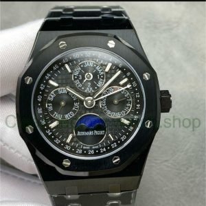 BBR Factory Audemars Piguet Royal Oak Perpetual Calendar 26579CE.OO.1225CE.01 41mm Full Steel Black Dial