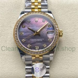8+ Factory Rolex Counterweight Datejust 278383RBR-0024 31mm Diamond Yellow Gold Bezel Half Yellow Gold Diamond Mother Of Pearl Dial Jubilee 18 9f6892ee be7e 4499 9702 04bc7fe3f9e4 Clean Factory Watch