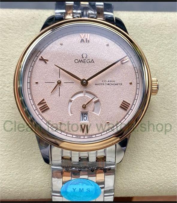 YMS Factory Omega De Ville Prestige 434.20.41.21.09.001 41mm Yellow Gold/Steel Roman Numerals Champagne Dial 1 a15baf20 4715 40de ac6a efd3221276d6 Clean Factory Watch