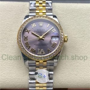 8+ Factory Rolex Counterweight Datejust 278383RBR 31mm Diamond Yellow Gold Bezel Half Yellow Gold Roman Numerals Diamond Pink Dial Jubilee 6 a48d3882 36dc 4a7f 80d4 82a8657eceb8 Clean Factory Watch