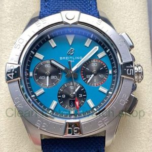 BLS Factory Breitling Avenger B01 Chronograph AB0147101C1X1 44mm Steel Calf Skin Strap Blue Dial 12 af376b79 98a2 46e6 bc0e efbc67983548 Clean Factory Watch