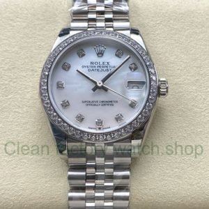 8+ Factory Rolex Counterweight Datejust 278384RBR-0008 31mm Diamond White Gold Bezel Full 904L Diamond Mother Of Pearl Dial Jubilee 4 d3ec33e7 566e 418f bb90 d46d82e69b1d Clean Factory Watch