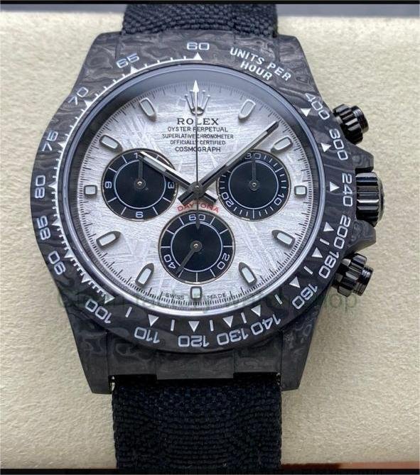 PPM Factory Rolex Daytona Modified Carbon Fiber Calf Skin Strap Real Meteorite Dial 1 ed831cea 03c7 4893 a04e dcc914806e63 Clean Factory Watch