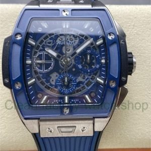 BBF Factory Hublot Spirit of Big Bang 642.NL.7170.RX 42mm Blue Ceramic Titanium Blue Rubber Strap Skeletonized Blue Dial 22 f3fca488 8d73 461e a88e ac12738fcd55 Clean Factory Watch