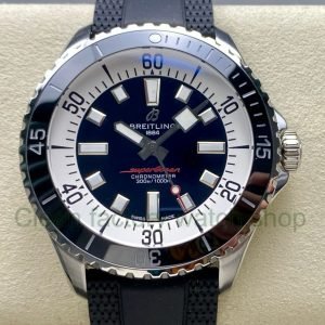 TF Factory Breitling Superocean A17376211B1S1 44mm Black Bezel Steel Black Rubber Strap Black Dial 22 3fa8a770 6185 4ee7 8987 ab5382b86def Clean Factory Watch
