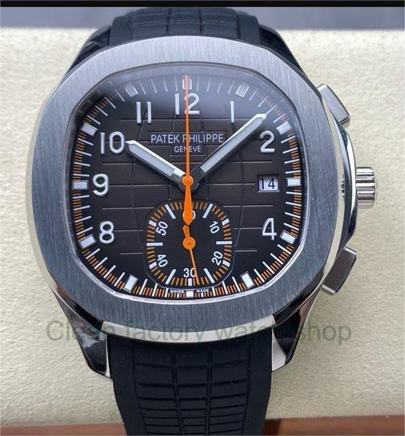3K Factory Patek Philippe Aquanaut 5968A-0001 42mm White Gold Black Rubber Strap Arabic Numerals Black Dial 1 8f1adbf4 267d 46ab 96b5 2f998907b307 Clean Factory Watch