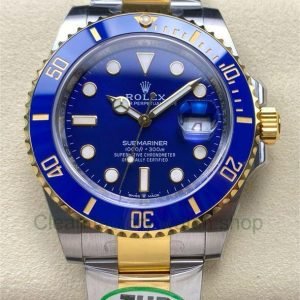 THB Factory Rolex Submariner Date 126613LB 41mm Half Yellow Gold Blue Dial