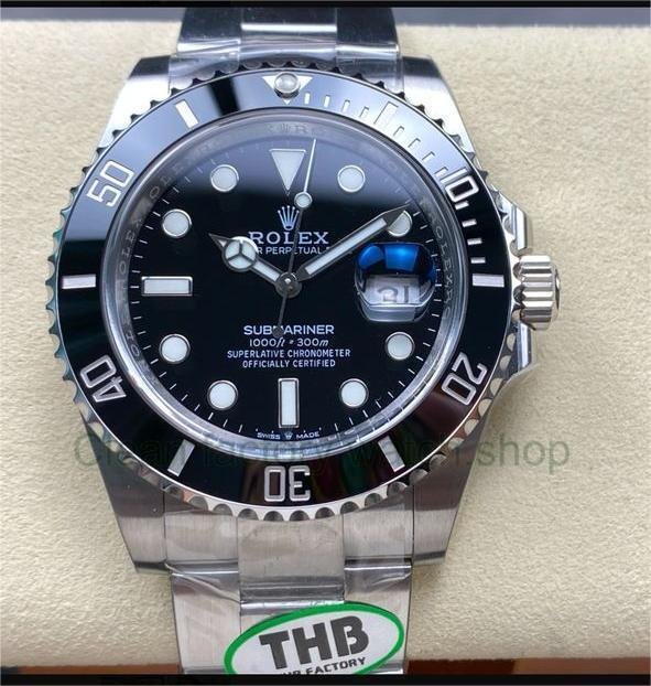 THB Factory Rolex Submariner Date 126610LN 41mm Full 904L Black Dial 1 d830e3e3 6b11 490d b0c4 59b3b7a5ae24 Clean Factory Watch