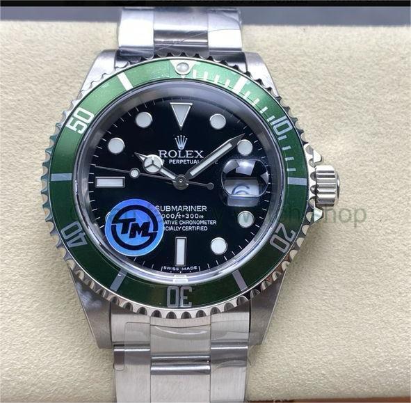 TM Factory Kermit Rolex Submariner Date 16610LV 40mm Full 904L Black Dial No Engraving 1 38cec8e7 3aab 4dff bdc3 fb086a835765 Clean Factory Watch