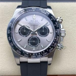 VS Factory Counterweight Rolex Daytona 126519LN-0006 40MM White Gold Rubber Strap Black Eye Grey Dial 24 d23cae99 141d 4ae3 9749 6190c615ef0a Clean Factory Watch