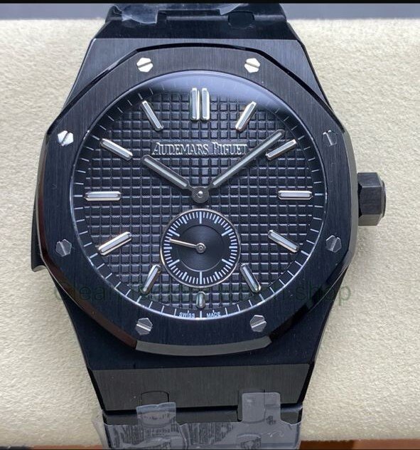 TW Factory Audemars Piguet Royal Oak 26591CE.OO .D002CA.01 42mm Full PVD Black Dial 8 Clean Factory Watch