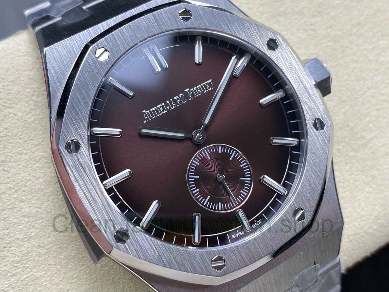 TW Factory Audemars Piguet Royal Oak 26591IP.OO.1252IP 42mm Full Steel Black Red Dial (1) TW Factory Audemars Piguet Royal Oak 26591IP.OO.1252IP 42mm Full Steel Black Red Dial (1)