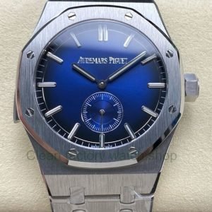 TW Factory Audemars Piguet Royal Oak 26591IP.OO.1252IP 42mm Full Steel Gradient Blue Dial 6 TW Factory Audemars Piguet Royal Oak 26591IP.OO .1252IP 42mm Full Steel Gradient Blue Dial 8 Clean Factory Watch