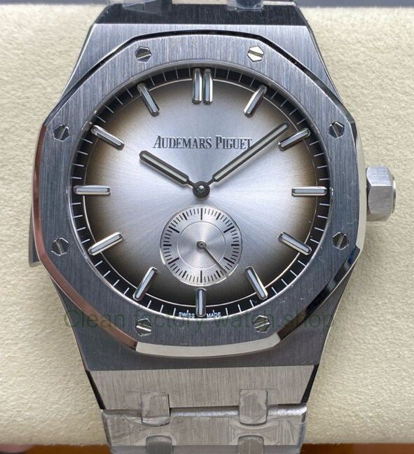 TW Factory Audemars Piguet Royal Oak 26591IP.OO .1252IP 42mm Full Steel Gradient Silver Dial 2 Clean Factory Watch
