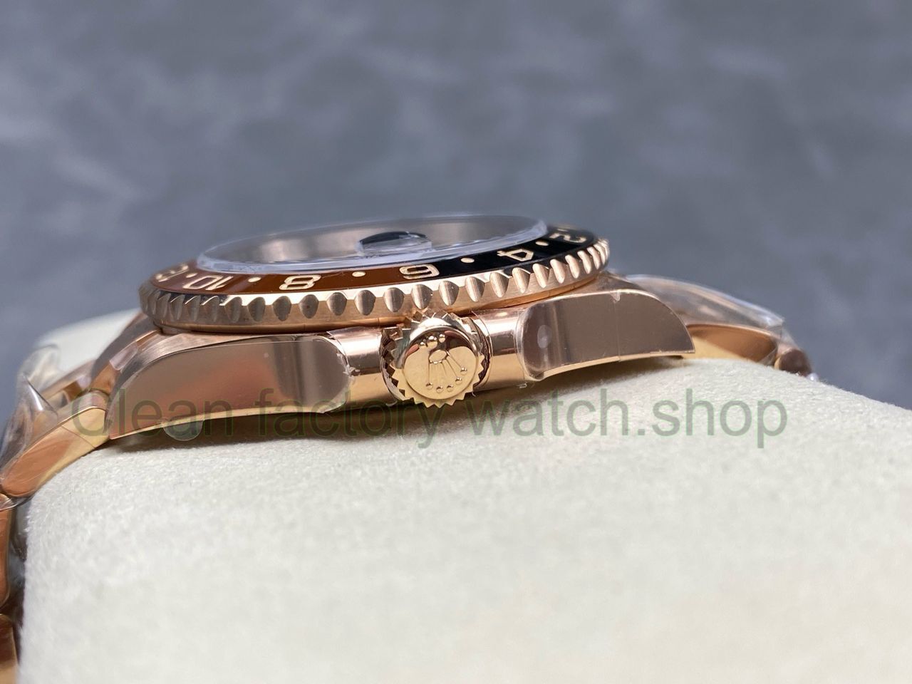 ARF Factory Rolex GMT-Master II 126715CHNR 40mm Full Rose Gold Iron Tiger Eye Stone Dial (14) ARF Factory Rolex GMT-Master II 126715CHNR 40mm Full Rose Gold Iron Tiger Eye Stone Dial (14)
