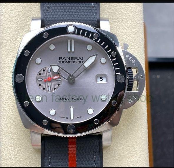 VS Factory Panerai PAM01681 Submersible QuarantaQuattro Luna Rossa 37th Americas Cup 4 5 Clean Factory Watch