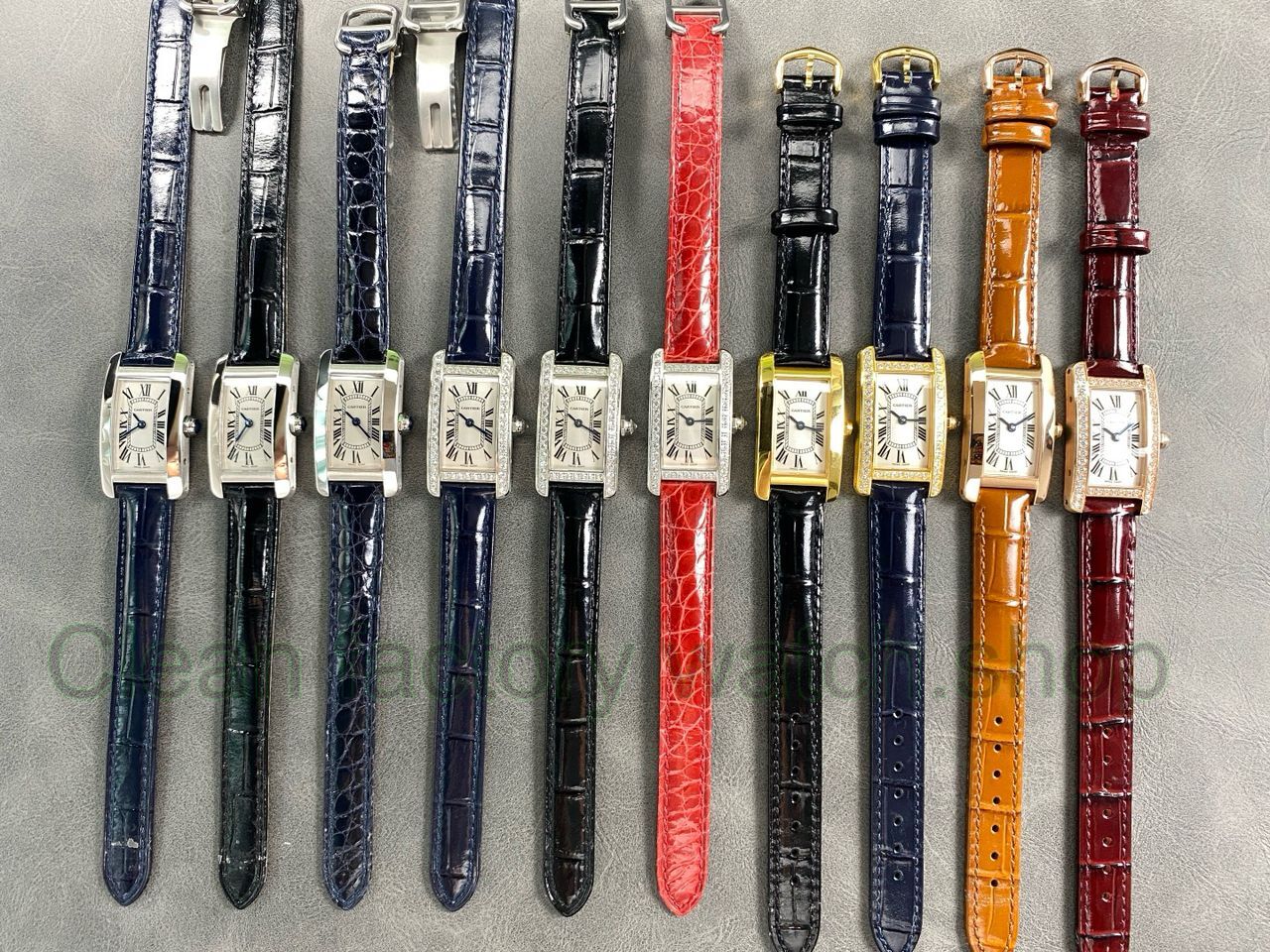 8848 Factory Cartier Tank Américaine 19mm Diamond Bezel Roman Numerals Silver Dial 8848 Factory Cartier Tank Américaine 19mm Diamond Bezel Roman Numerals Silver Dial