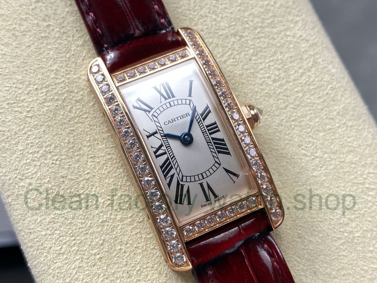 8848 Factory Cartier Tank Américaine WJTA0002 19mm Roman Numerals Silver Dial 3 8848 Factory Cartier Tank Americaine WJTA0002 19mm Roman Numerals Silver Dial 20 Clean Factory Watch
