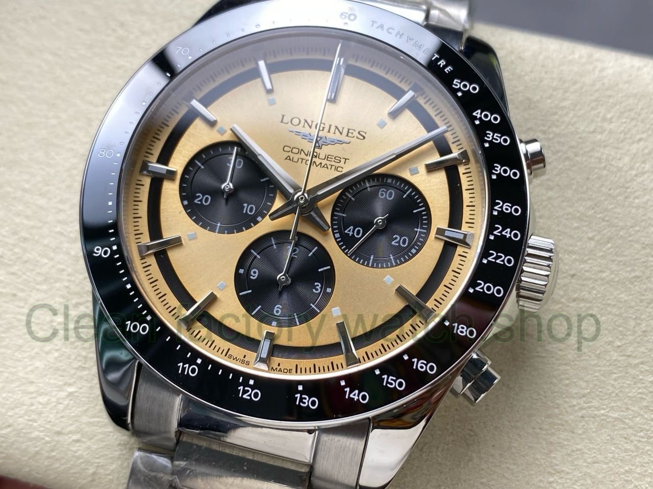 AF Factory Longines Conquest Chronograph L3.835.4.02.6 42mm Full Steel Strap Black Eyes Cha (3) AF Factory Longines Conquest Chronograph L3.835.4.02.6 42mm Full Steel Strap Black Eyes Cha (3)