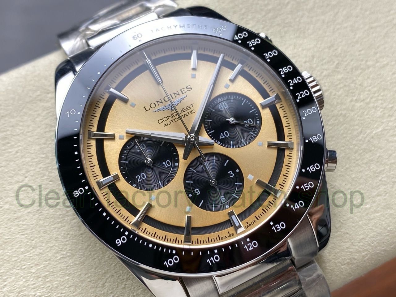 AF Factory Longines Conquest Chronograph L3.835.4.02.6 42mm Full Steel Strap Black Eyes Cha (5) AF Factory Longines Conquest Chronograph L3.835.4.02.6 42mm Full Steel Strap Black Eyes Cha (5)