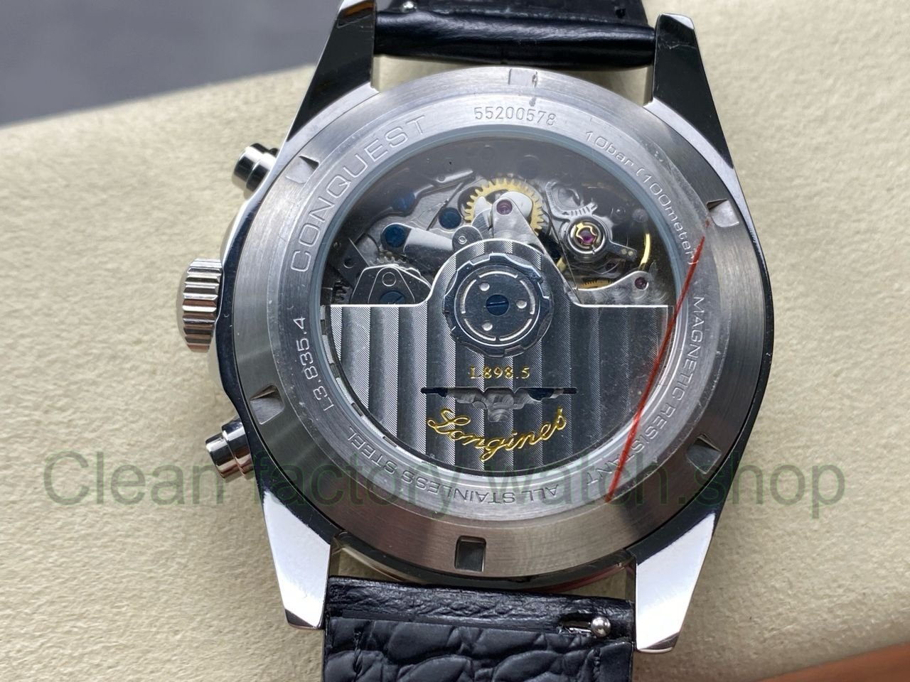 AF Factory Longines Conquest Chronograph L3.835.4.02.6 42mm Steel Leather Strap Black Ey (3) AF Factory Longines Conquest Chronograph L3.835.4.02.6 42mm Steel Leather Strap Black Ey (3)