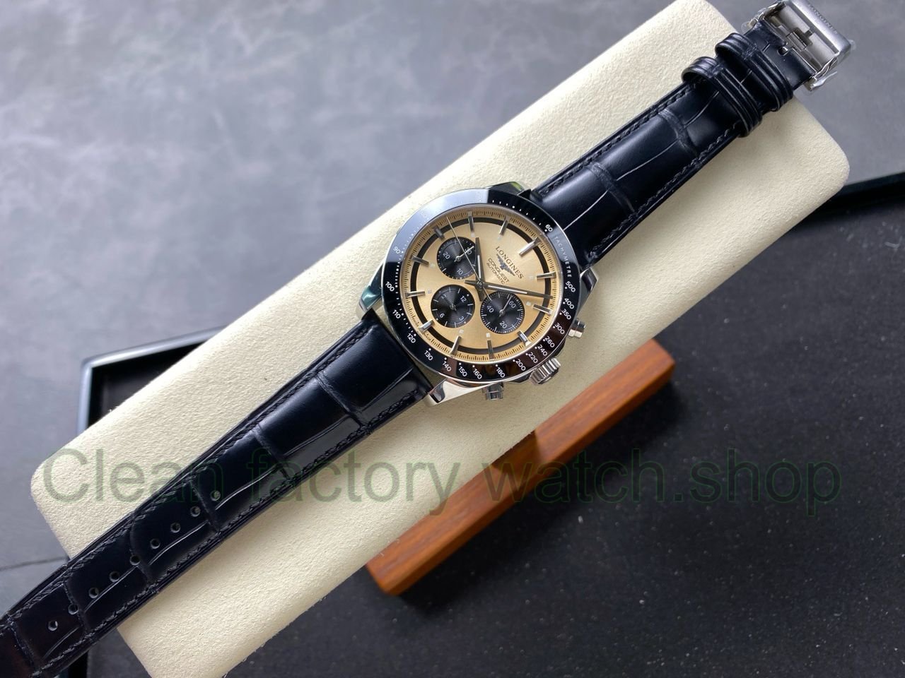 AF Factory Longines Conquest Chronograph L3.835.4.02.6 42mm Steel Leather Strap Black Ey (4) AF Factory Longines Conquest Chronograph L3.835.4.02.6 42mm Steel Leather Strap Black Ey (4)