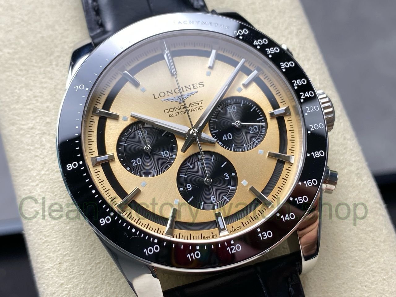 AF Factory Longines Conquest Chronograph L3.835.4.02.6 42mm Steel Leather Strap Black Ey (7) AF Factory Longines Conquest Chronograph L3.835.4.02.6 42mm Steel Leather Strap Black Ey (7)