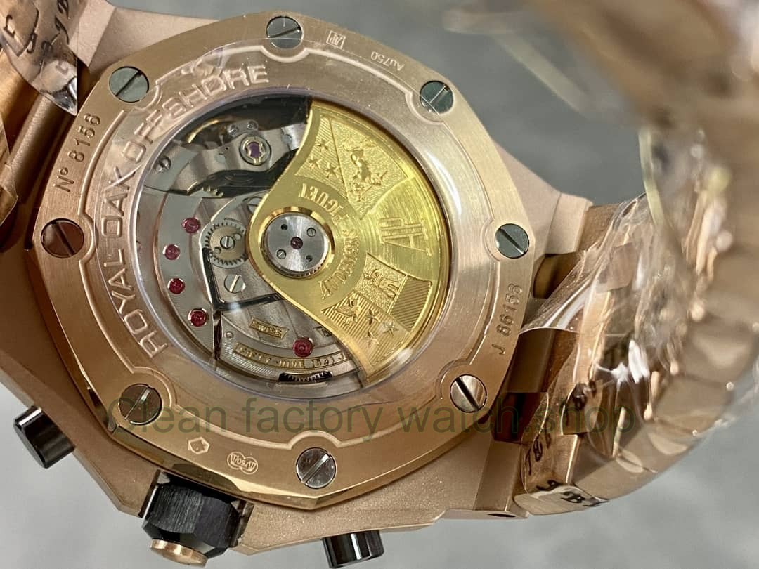 APF Factory Audemars Piguet Royal Oak Offshore Chronograph 26470OR.OO.1000OR.03 42mm Full Rose Gold Blac (9) APF Factory Audemars Piguet Royal Oak Offshore Chronograph 26470OR.OO.1000OR.03 42mm Full Rose Gold Blac (9)