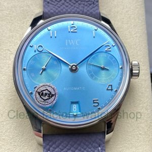 APS Factory IWC Portuguese IW501708 42mm Blue Dial 20 APS Factory IWC Portuguese IW501708 42mm Blue Dial 1 Clean Factory Watch