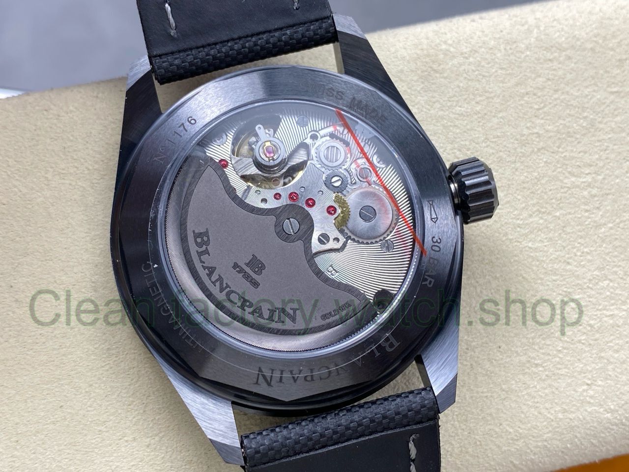 GF Factory Blancpain Fifty Fathoms Bathyscaphe 5000 0153 01S 43mm Ceramic Textile Strap Green Dial (6) GF Factory Blancpain Fifty Fathoms Bathyscaphe 5000 0153 01S 43mm Ceramic Textile Strap Green Dial (6)