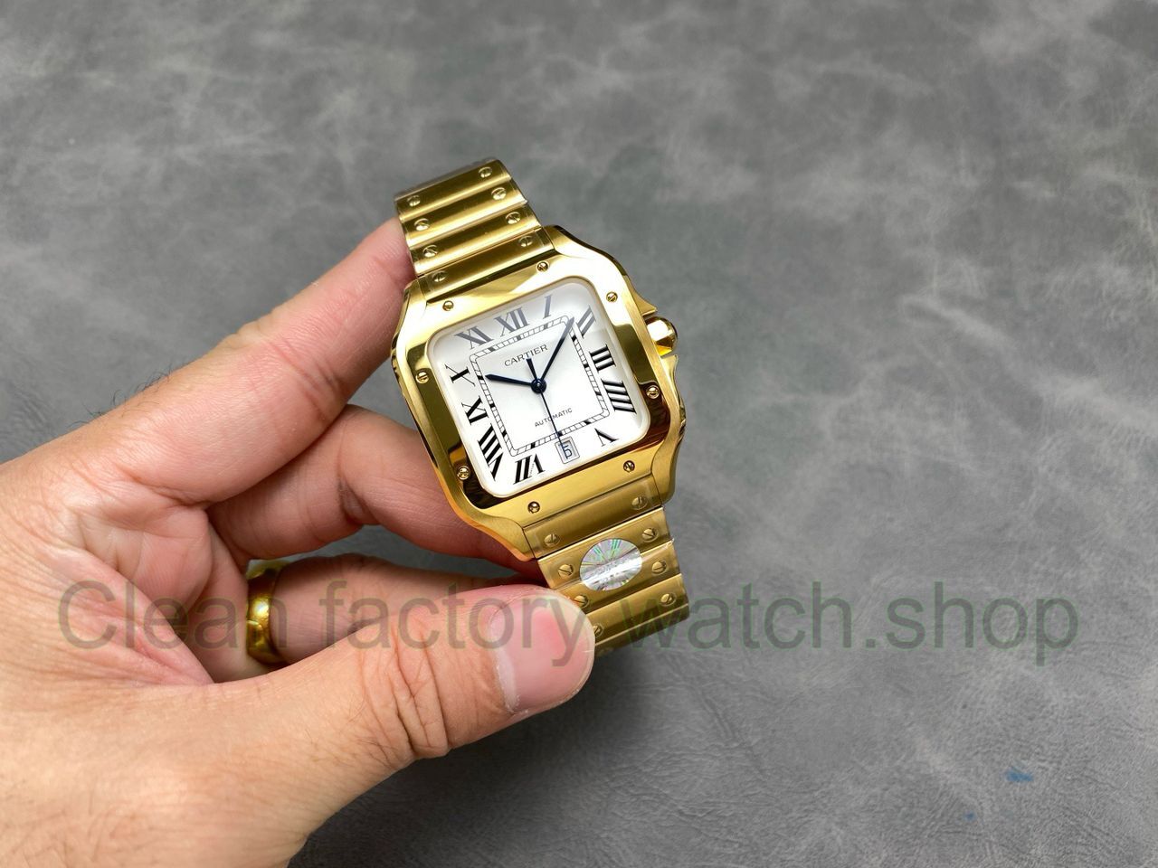 J12 Factory Cartier Santos WGSA0029 39.8mm Roman Numerals White Dial (1) J12 Factory Cartier Santos WGSA0029 39.8mm Roman Numerals White Dial (1)
