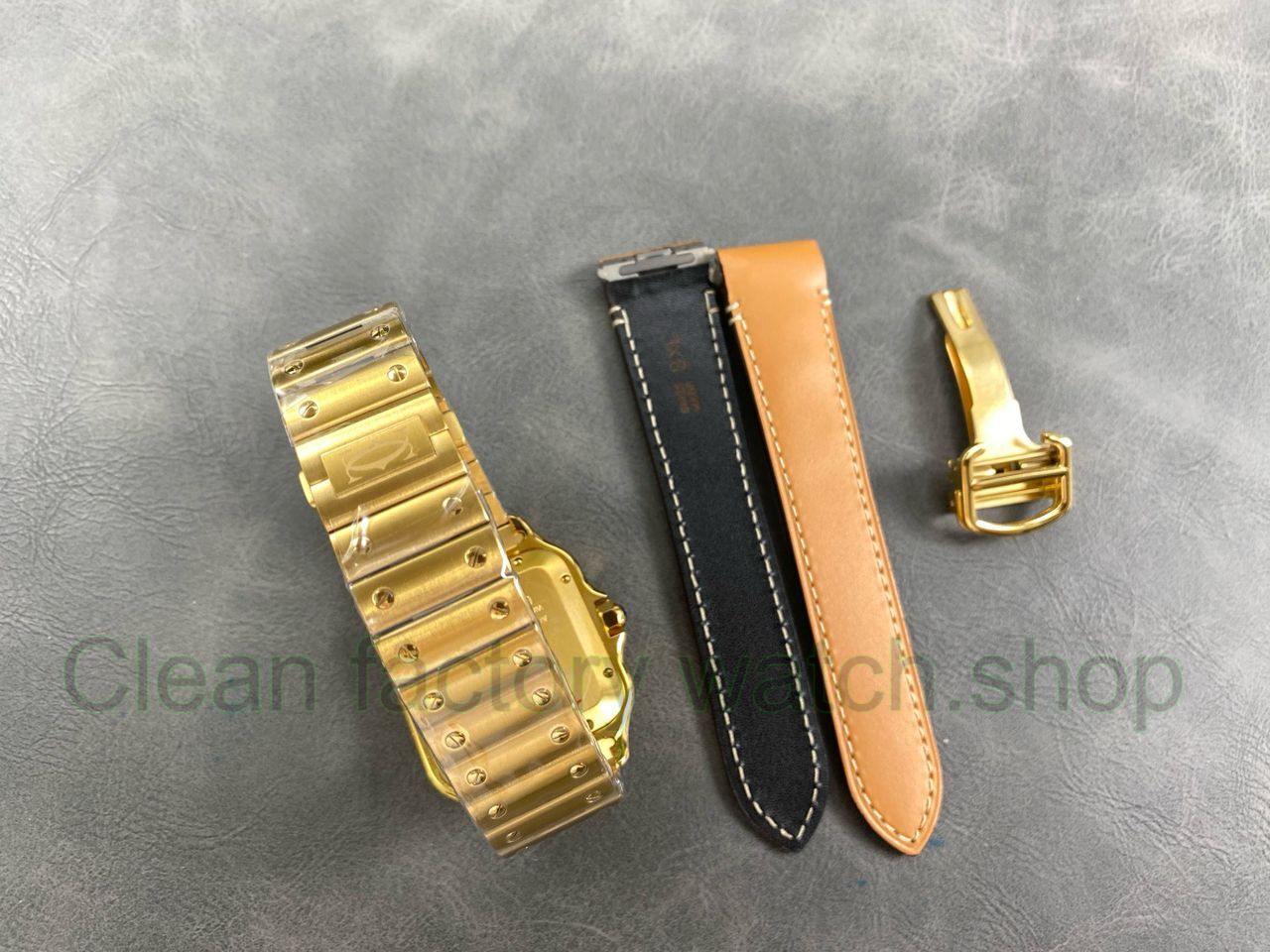 J12 Factory Cartier Santos WGSA0029 39.8mm Roman Numerals White Dial (3) J12 Factory Cartier Santos WGSA0029 39.8mm Roman Numerals White Dial (3)