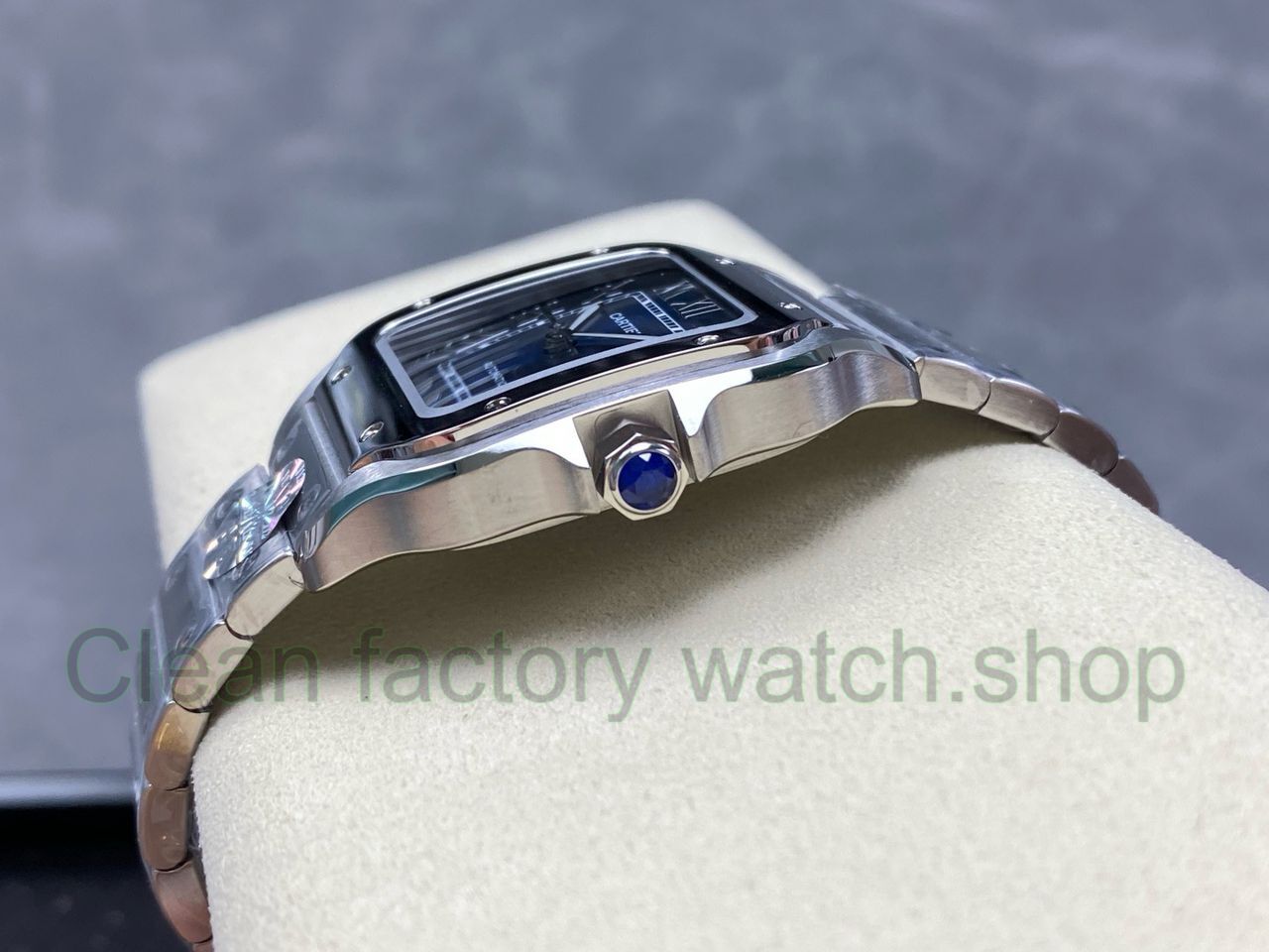 J12 Factory Cartier Santos WSSA0063 39.8mm Roman Numerals Blue Dial (12) J12 Factory Cartier Santos WSSA0063 39.8mm Roman Numerals Blue Dial (12)
