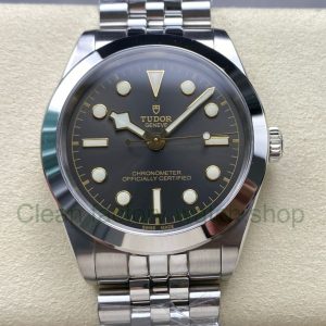 KRF Factory Tudor Black Bay M79660 0001 39mm Full Steel Grey Black Dial 1 Clean Factory Watch