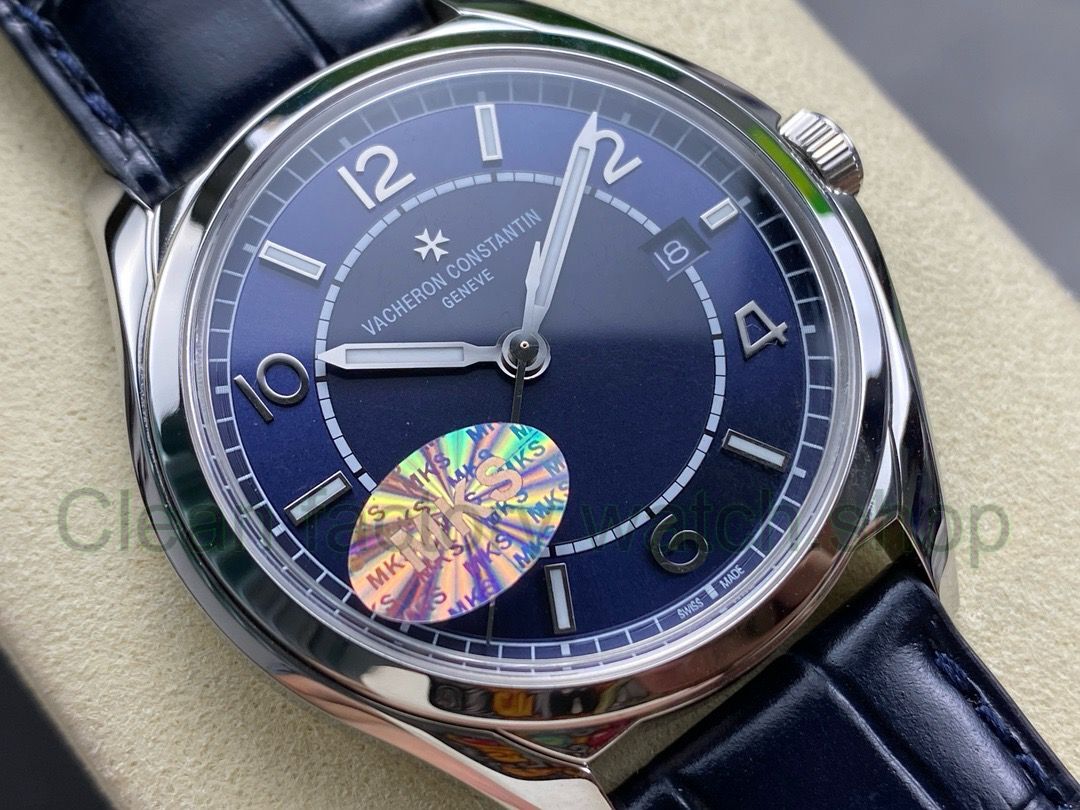 MKS Factory Vacheron Constantin Fiftysix 4600E000A-B487 40mm Steel Leather Strap Arab MKS Factory Vacheron Constantin Fiftysix 4600E000A-B487 40mm Steel Leather Strap Arab
