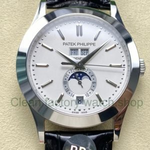 PP Factory Patek Philippe Annual Calendar 5396G 011 White Gold Silver Dial 3 Clean Factory Watch