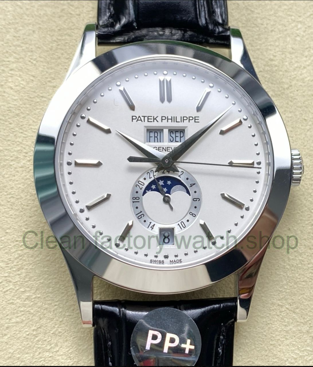 PP+ Factory Patek Philippe Annual Calendar 5396G-011 White Gold Silver Dial 1 PP Factory Patek Philippe Annual Calendar 5396G 011 White Gold Silver Dial 3 Clean Factory Watch
