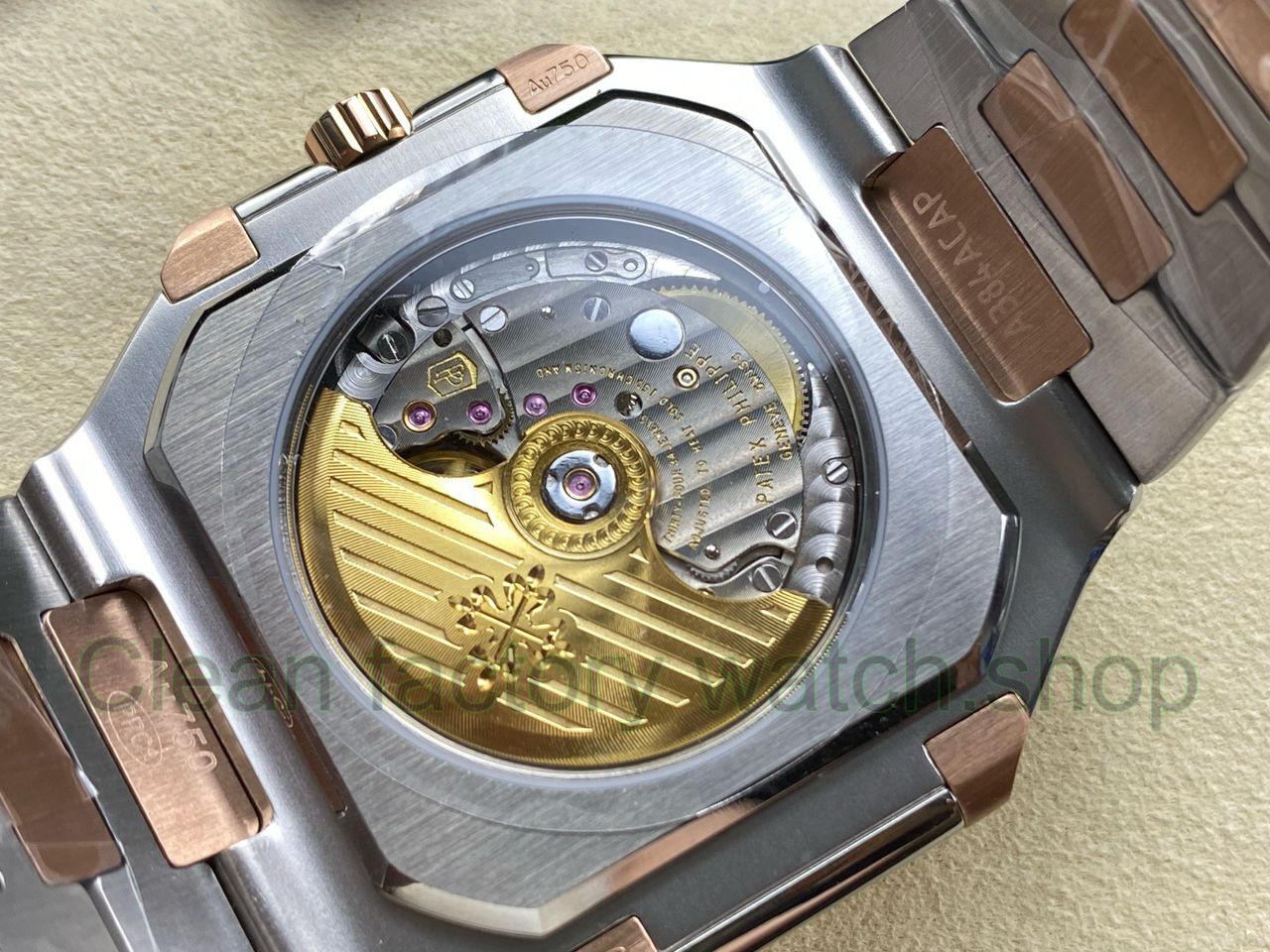 PP+ Factory Patek Philippe Cubitus 5821 45mm Half Rose Gold White Dial (10) PP+ Factory Patek Philippe Cubitus 5821 45mm Half Rose Gold White Dial (10)
