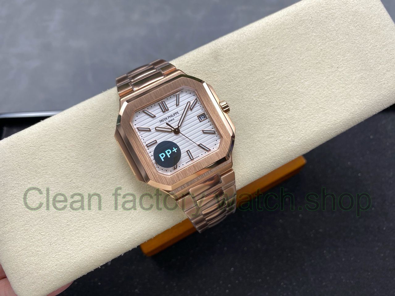 PP+ Factory Patek Philippe Cubitus 5821 45mm Rose Gold White Dial (1) PP+ Factory Patek Philippe Cubitus 5821 45mm Rose Gold White Dial (1)