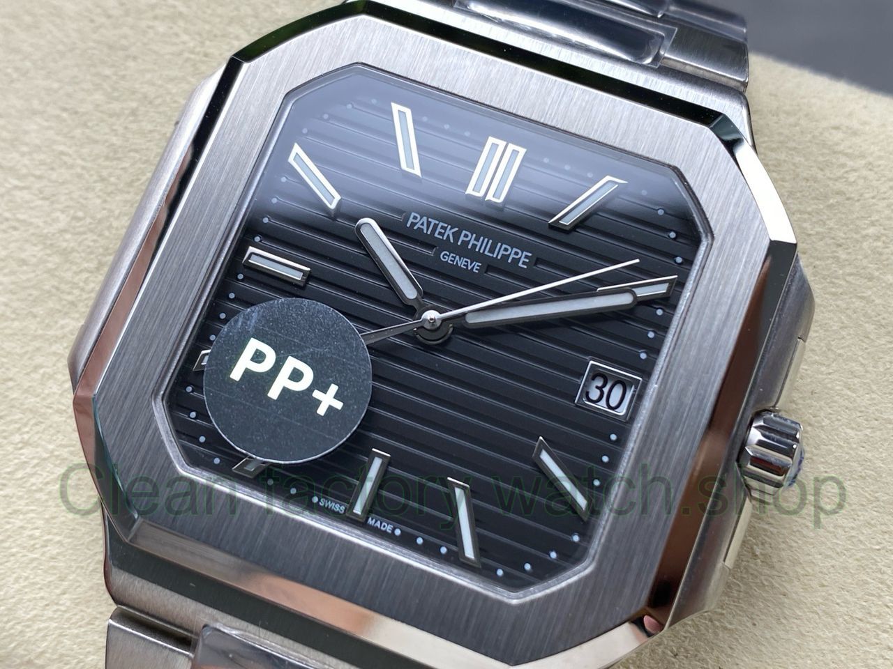 PP+ Factory Patek Philippe Cubitus 58211A-001 45mm Black Dial (1) PP+ Factory Patek Philippe Cubitus 58211A-001 45mm Black Dial (1)