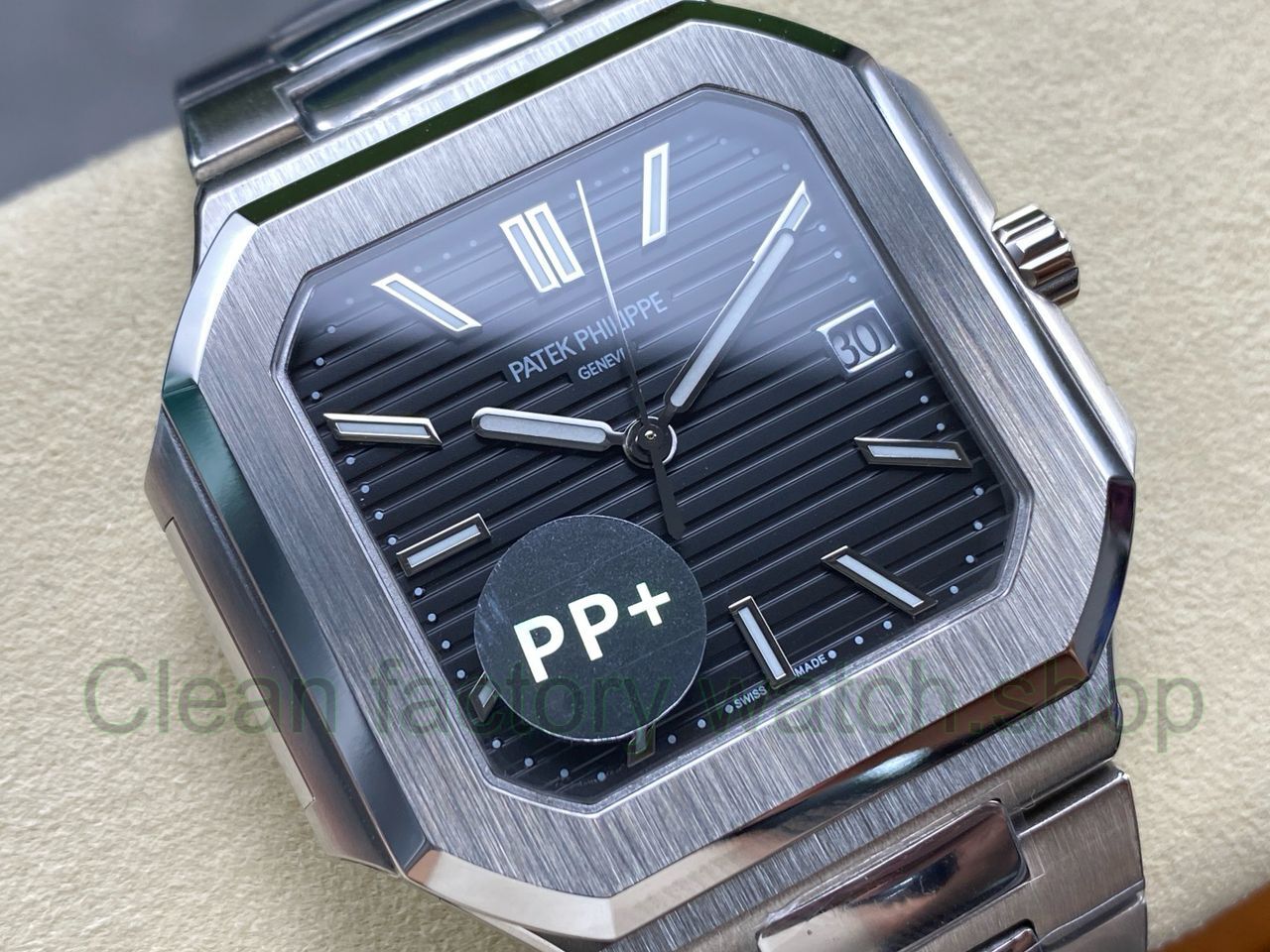 PP+ Factory Patek Philippe Cubitus 58211A-001 45mm Black Dial (2) PP+ Factory Patek Philippe Cubitus 58211A-001 45mm Black Dial (2)