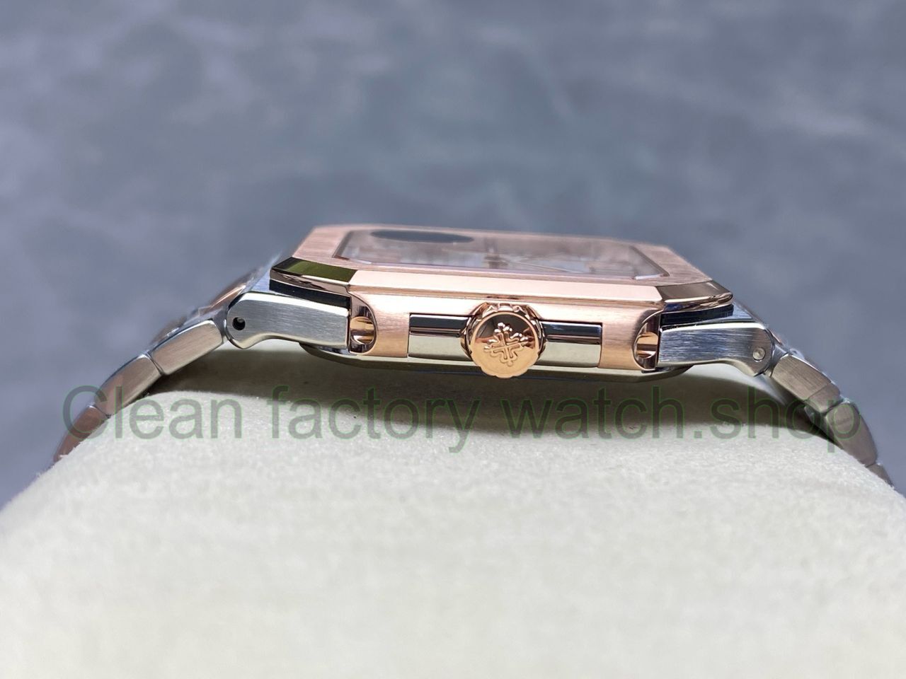 PP+ Factory Patek Philippe Cubitus 58211AR-001 45mm Half Rose Gold Blue Dial (3) PP+ Factory Patek Philippe Cubitus 58211AR-001 45mm Half Rose Gold Blue Dial (3)