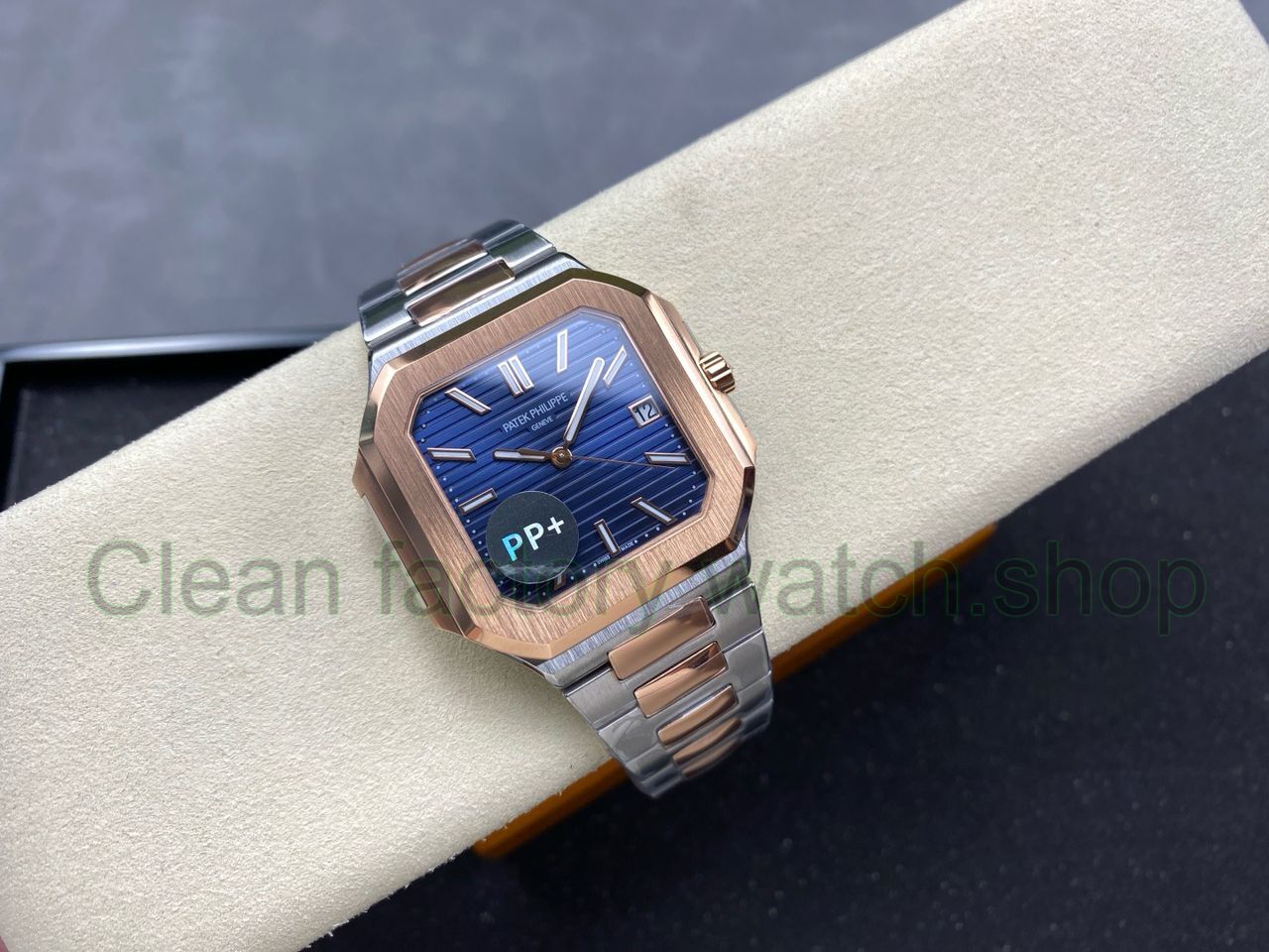 PP+ Factory Patek Philippe Cubitus 58211AR-001 45mm Half Rose Gold Blue Dial (6) PP+ Factory Patek Philippe Cubitus 58211AR-001 45mm Half Rose Gold Blue Dial (6)