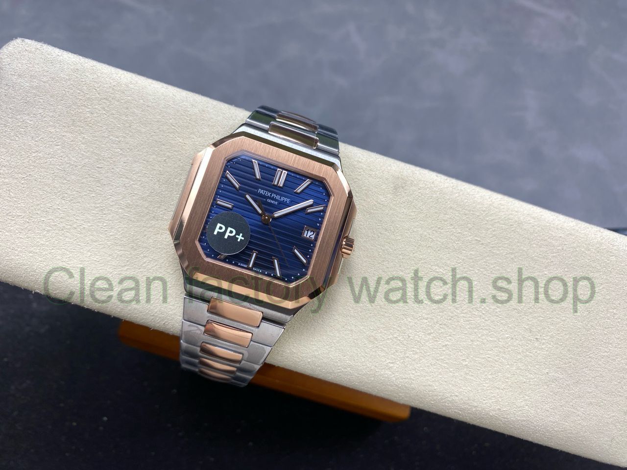 PP+ Factory Patek Philippe Cubitus 58211AR-001 45mm Half Rose Gold Blue Dial (8) PP+ Factory Patek Philippe Cubitus 58211AR-001 45mm Half Rose Gold Blue Dial (8)