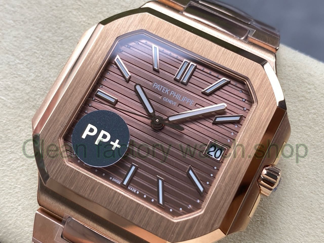 PP+ Factory Patek Philippe Cubitus 71281R-001 45mm Rose Gold Brown Dial (1) PP+ Factory Patek Philippe Cubitus 71281R-001 45mm Rose Gold Brown Dial (1)